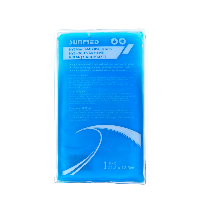 Újrafelhasználható, rugalmas puha gél meleg és hideg csomagolás sérülésekhez 