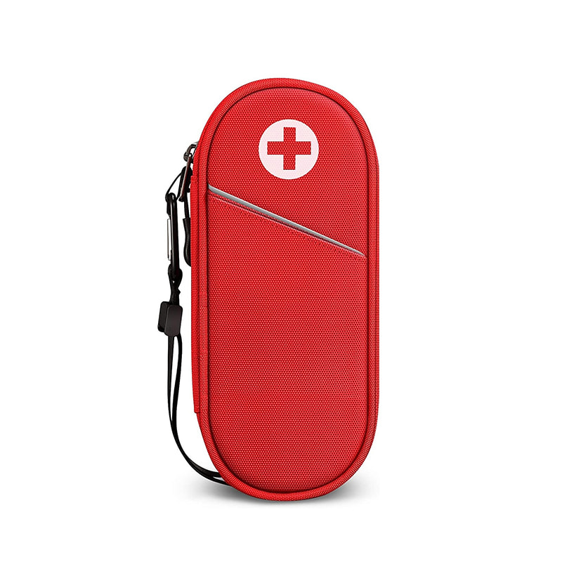 Vízálló utazási sürgősségi gyógyszeres üres szervező elsősegély-táska