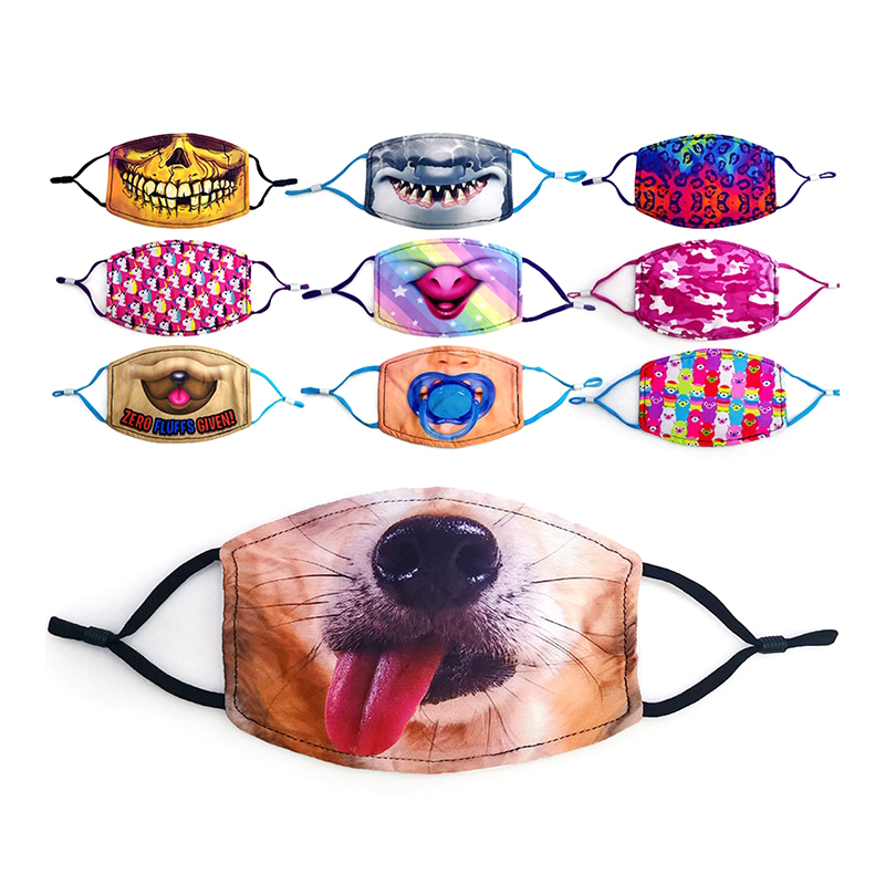 Népszerű, személyre szabott party ünnepi pamut maszk 