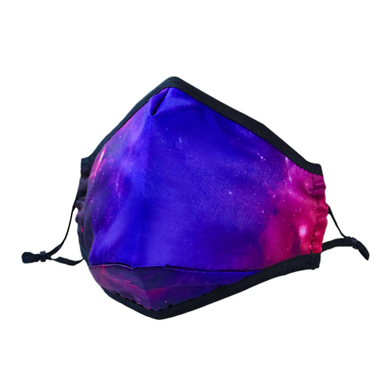 Egyedi, felnőtteknek szánt pamut maszk teljes méretű nyomtatással 