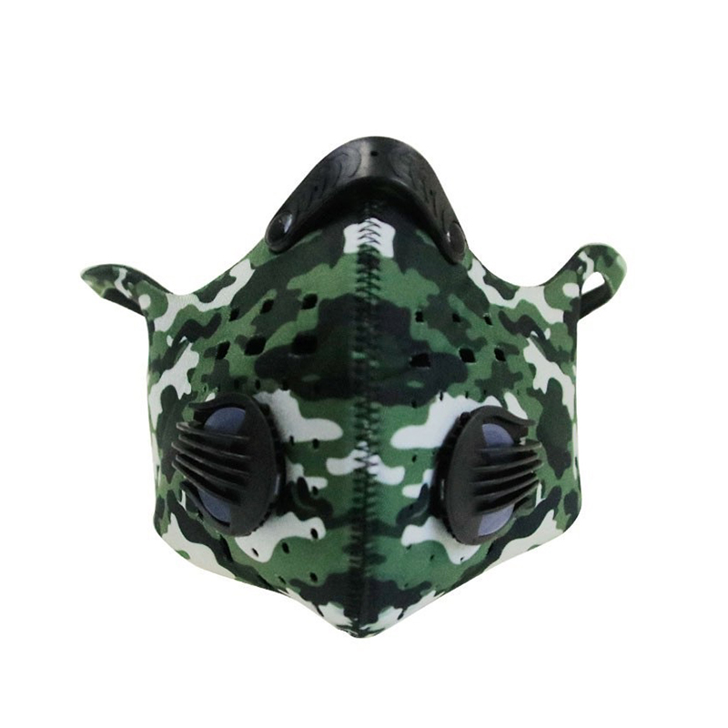 Outdoor Fashion Camo Breathing kerékpáros maszk 