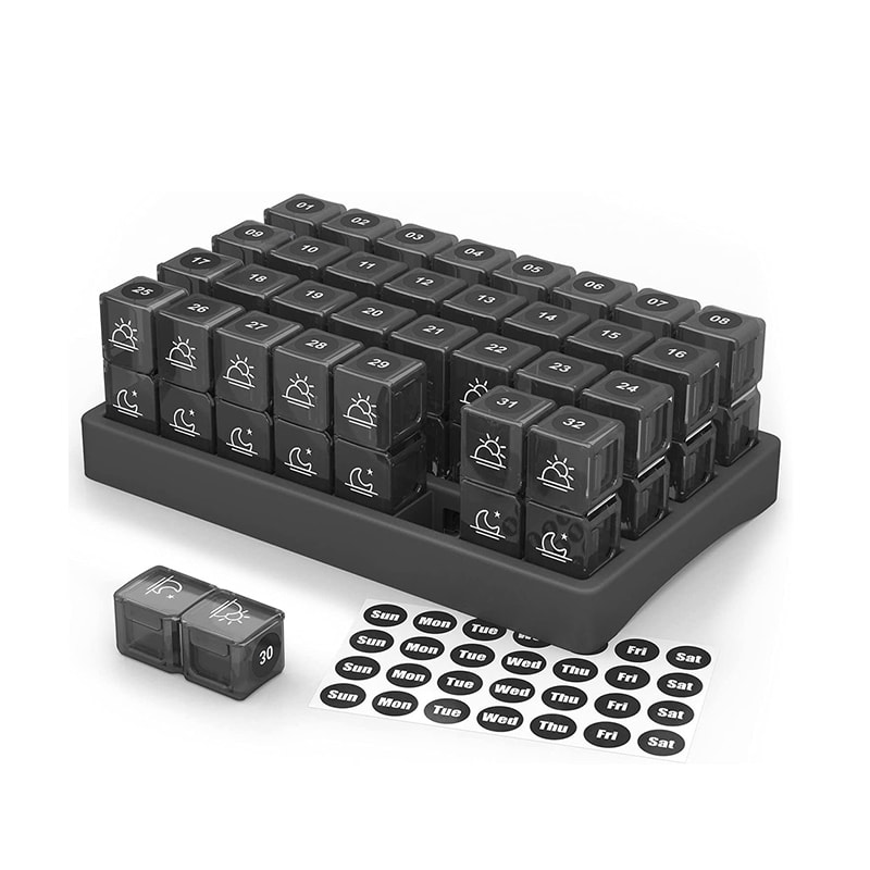 Újrafelhasználható havi heti napi táblagép utazáshoz 