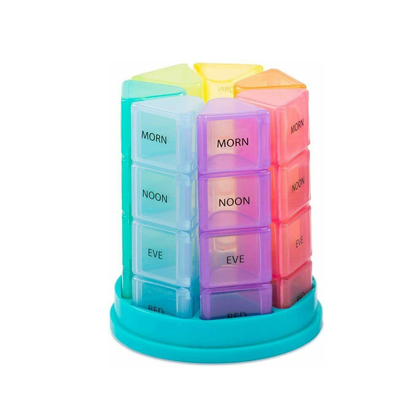 Új hordozható heti 4-szeres tablettadoboz 