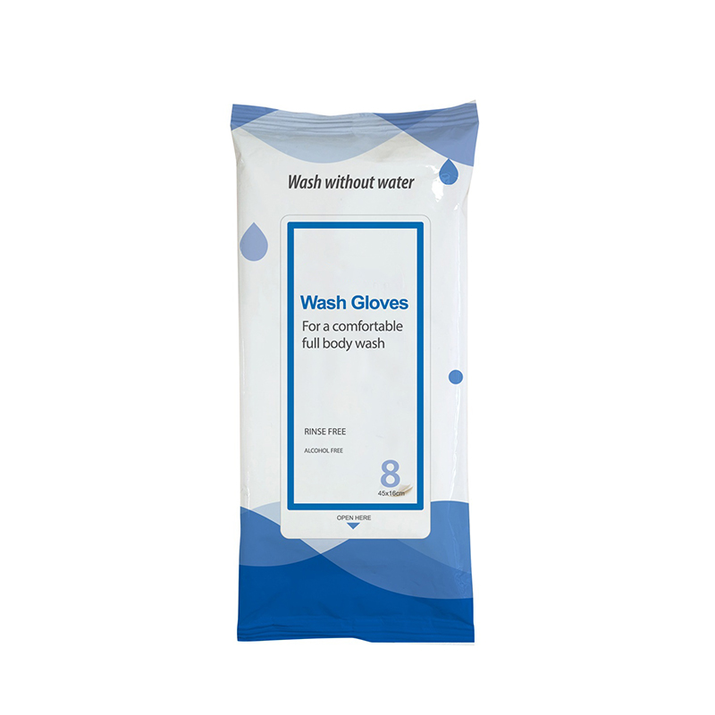 Eldobható, illatmentes, öblítésmentes, vízzel nem mosható kesztyű inkontinencia kezelésére 