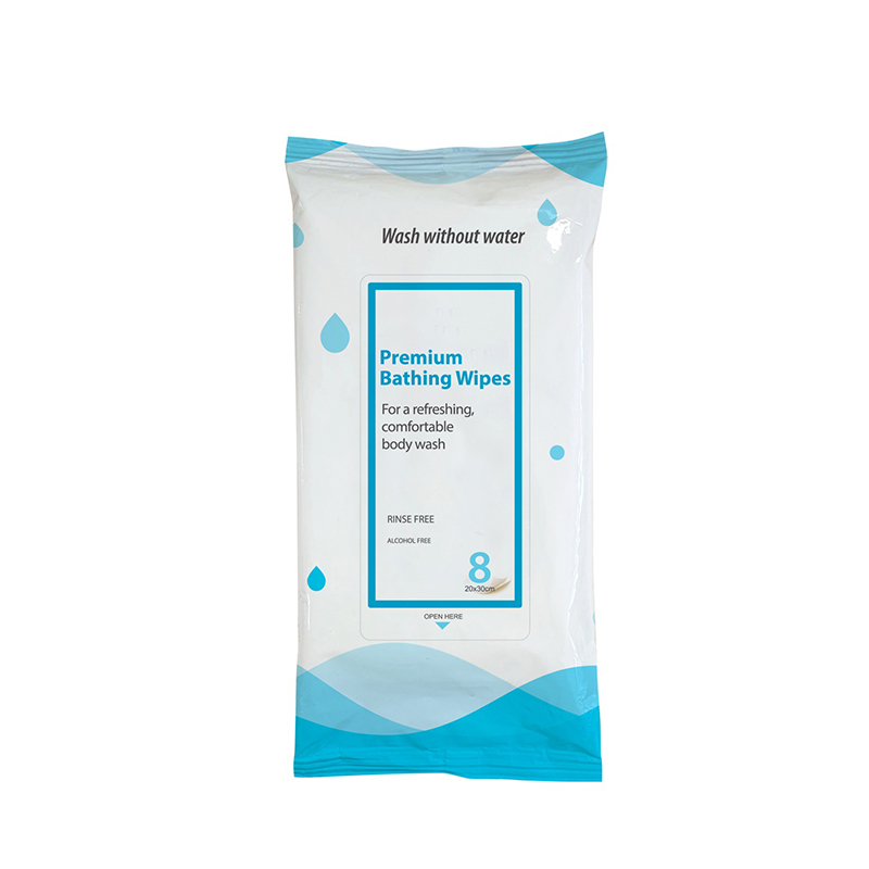 Alkoholmentes, öblítés nélkül mikrohullámú sütőben használható felnőtt fürdőkendő 