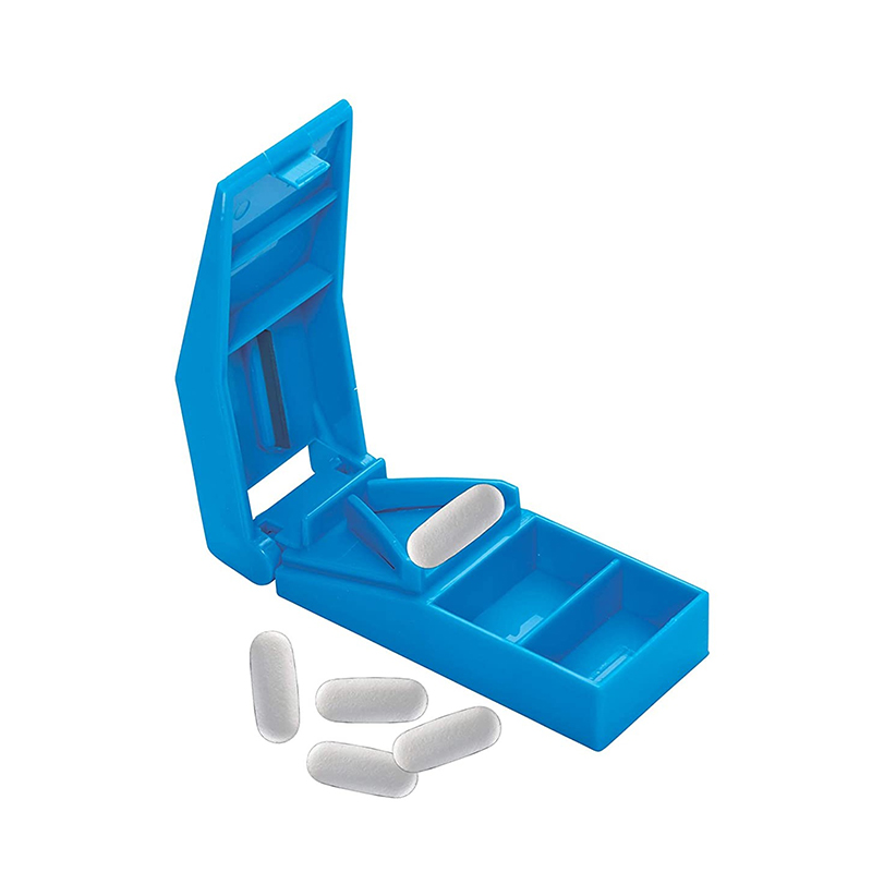 Kényelmes műanyag gyógyszertablettaosztó otthoni használatra 