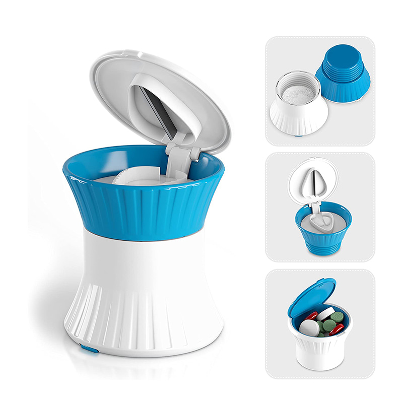 Olcsó, népszerű kis piruladaráló tárolóedénnyel 