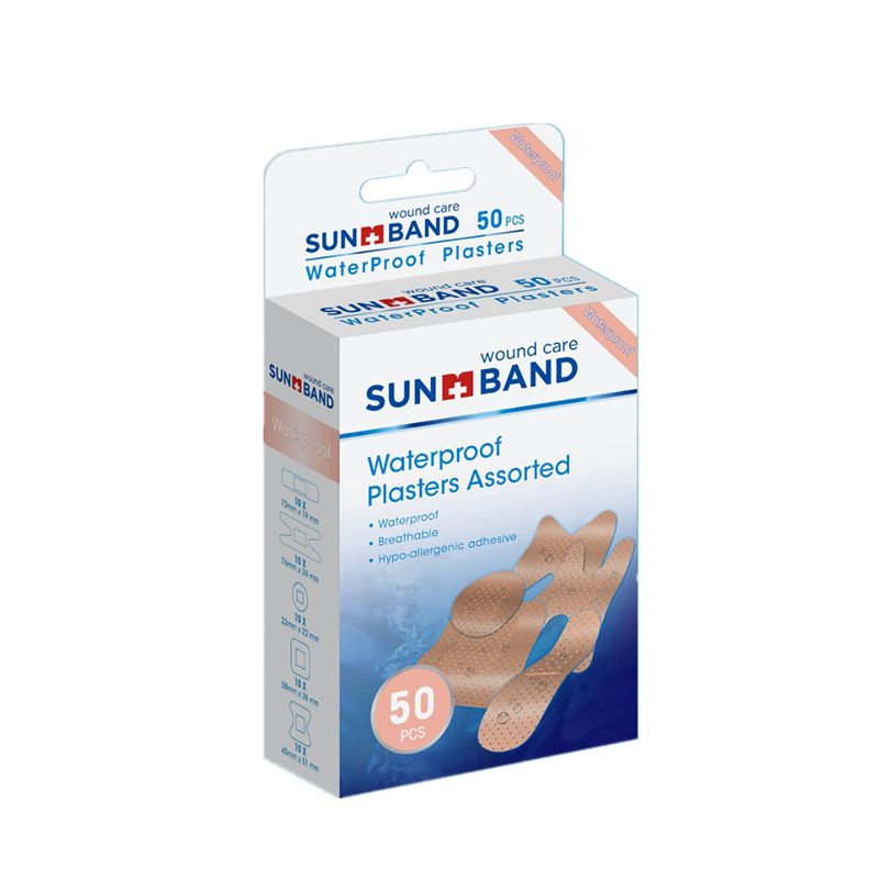 Válogatott, lélegző, vízálló vakolat sebkezeléshez 