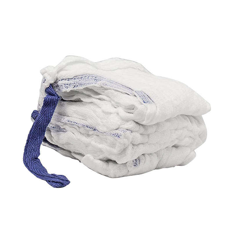 Steril orvosi lap pamut sebészeti géz szivacs kórházba 