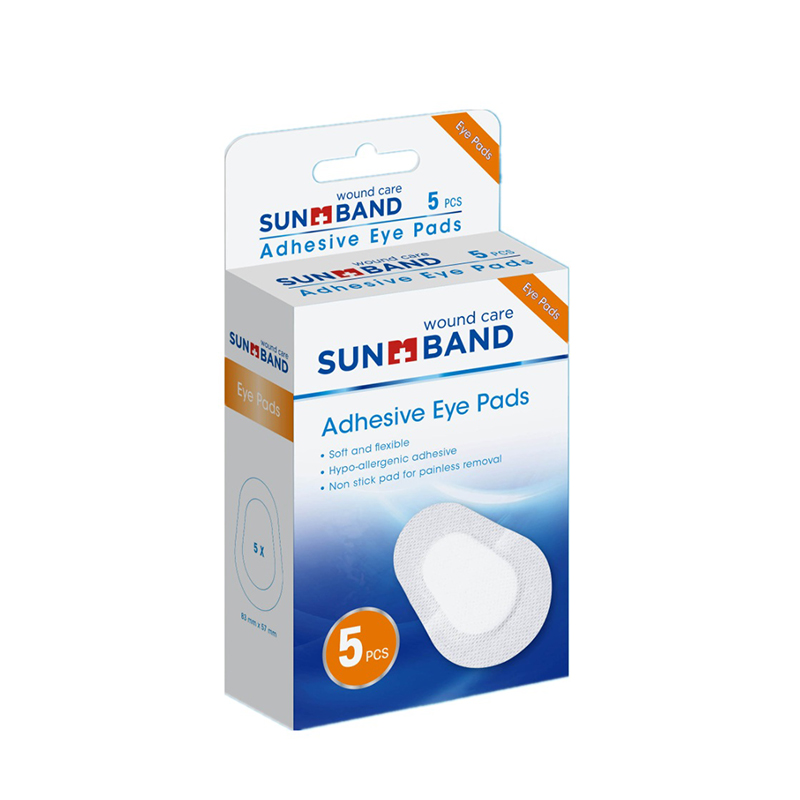 Sebészeti steril, nem szőtt ragasztós szempárna 