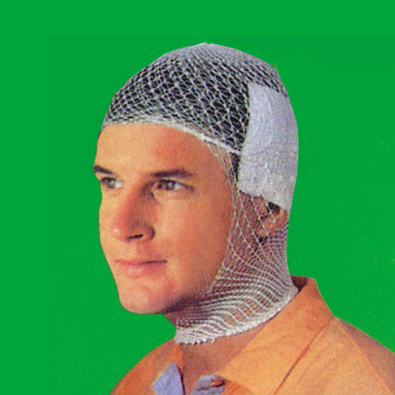 Elasztikus hálókötés, csőszerű sebápoló a testhez igazodva